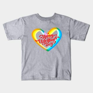 Happy Valentine's Day Kids T-Shirt